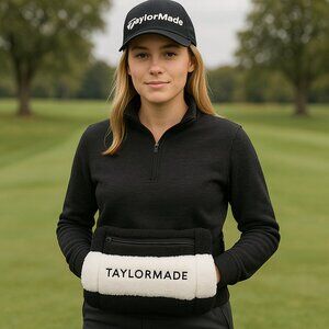 TaylorMade Golf Hand Warmer Pouch Waist Pack with Belt and Zipper Pocket